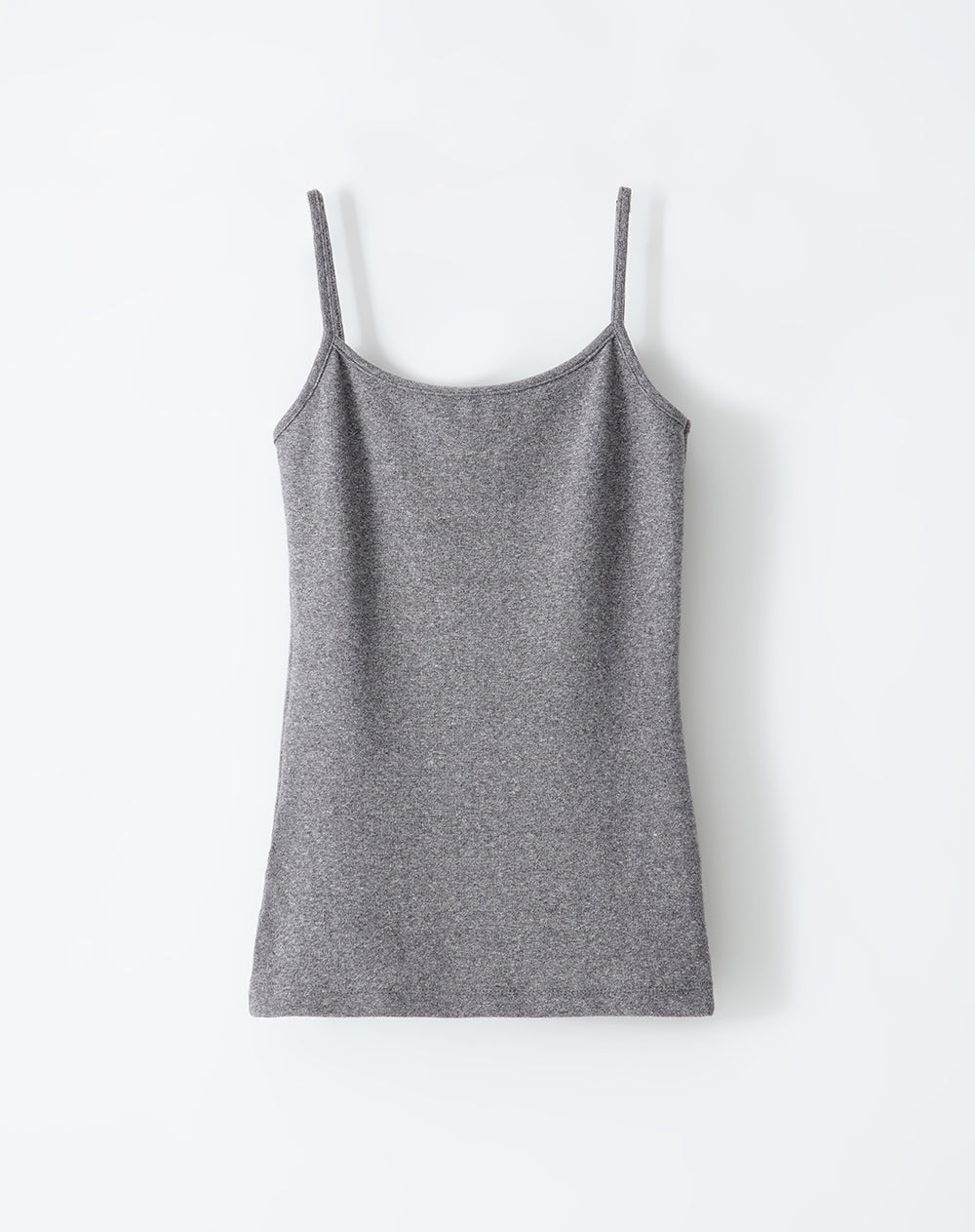 Camiseta slim fit tiras gris jaspeada