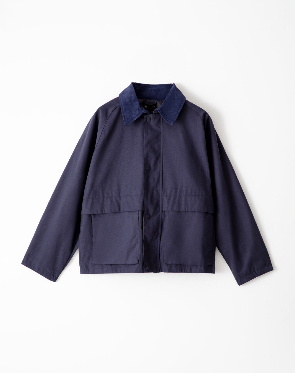Chaqueta regular fit sin capucha azul