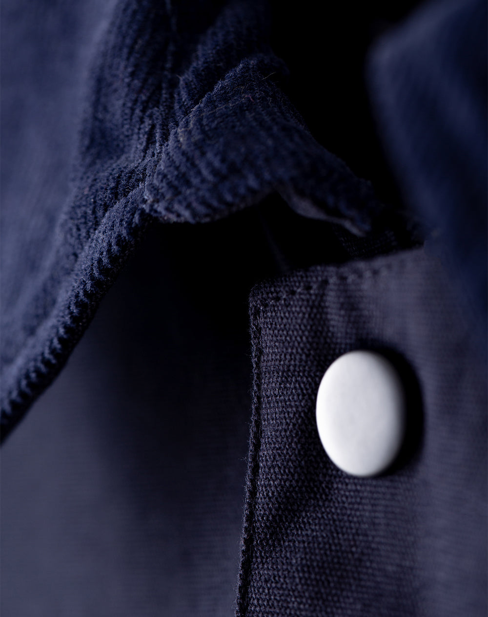 Chaqueta regular fit sin capucha azul