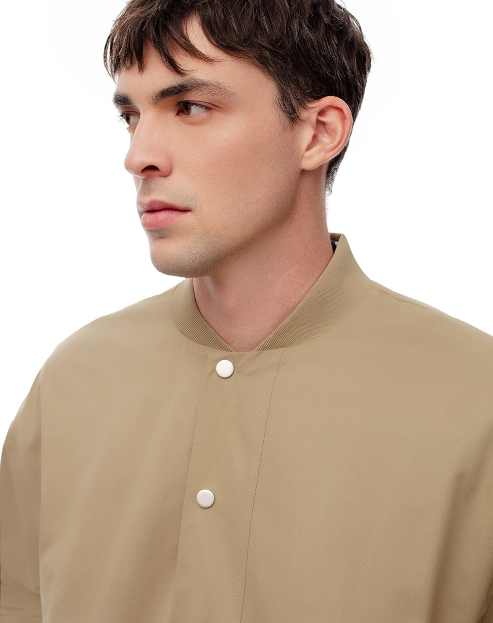 Chaqueta bomber regular caqui hombre