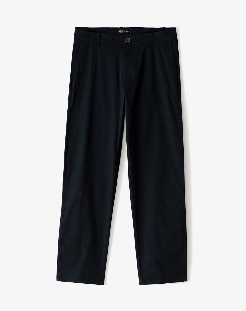 Pantalón regular tiro medio azul hombre