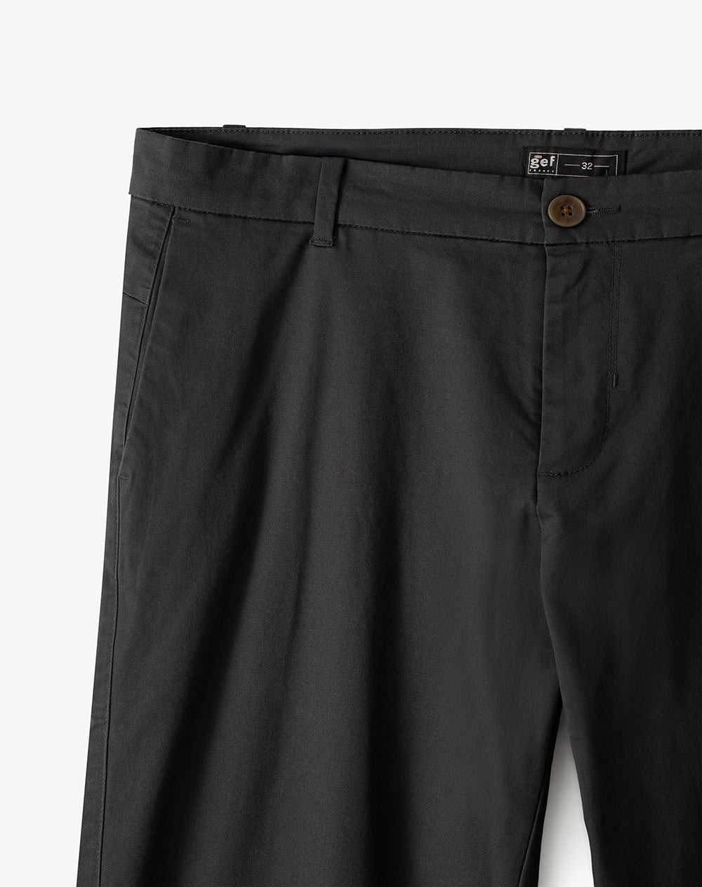 Pantalón regular tiro medio gris oscuro hombre