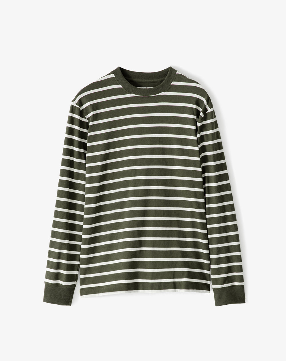 Camibuzo regular algodón rayas hombre