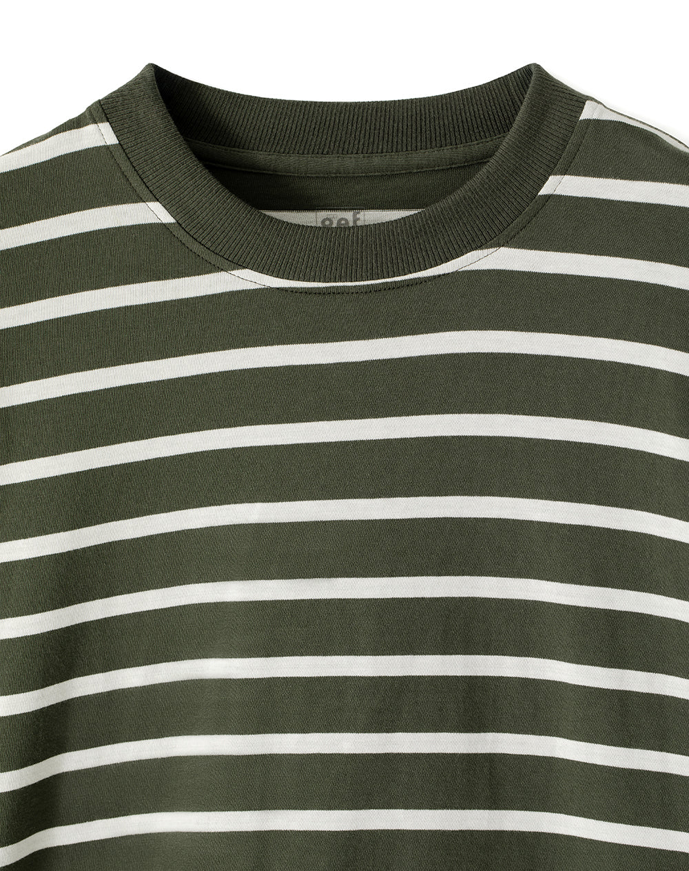 Camibuzo regular algodón rayas hombre