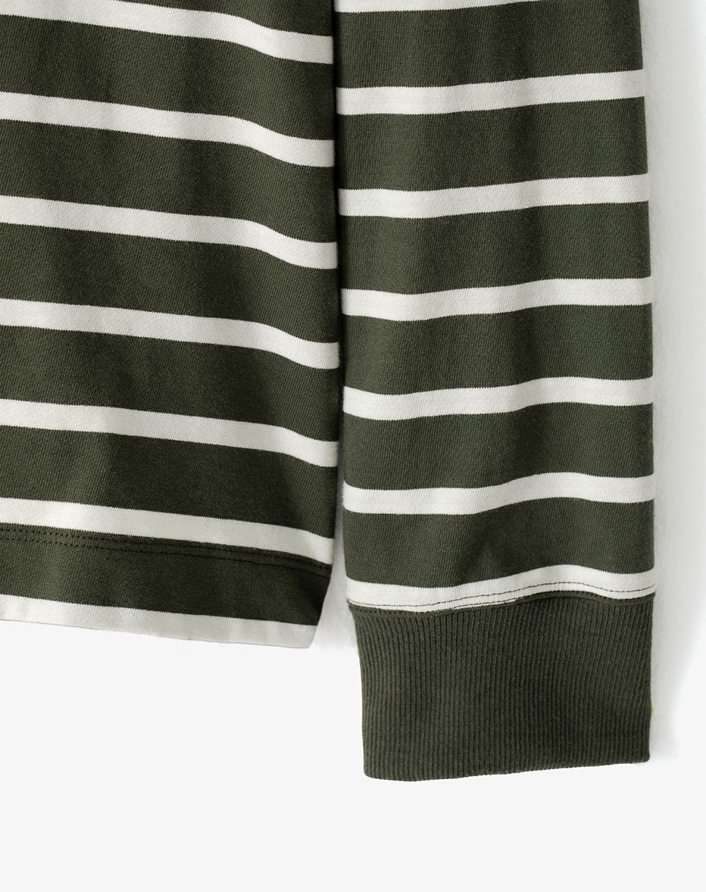 Camibuzo regular algodón rayas hombre