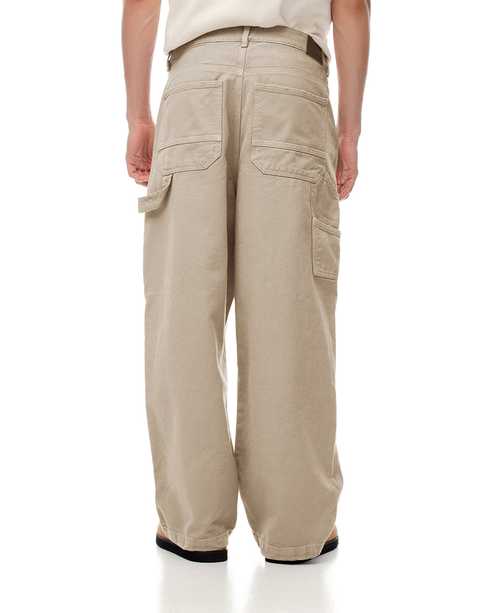 Jean regular fit tiro medio cafe
