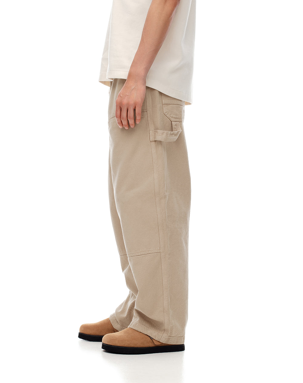 Jean carpintero caqui hombre