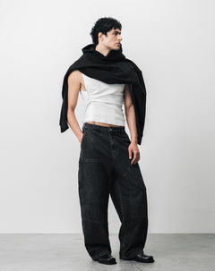 Jean carpintero negro hombre