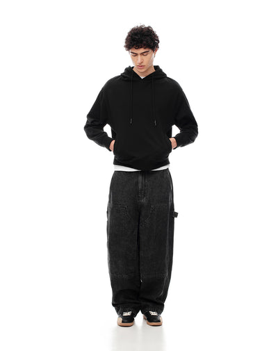 Jean carpintero negro hombre