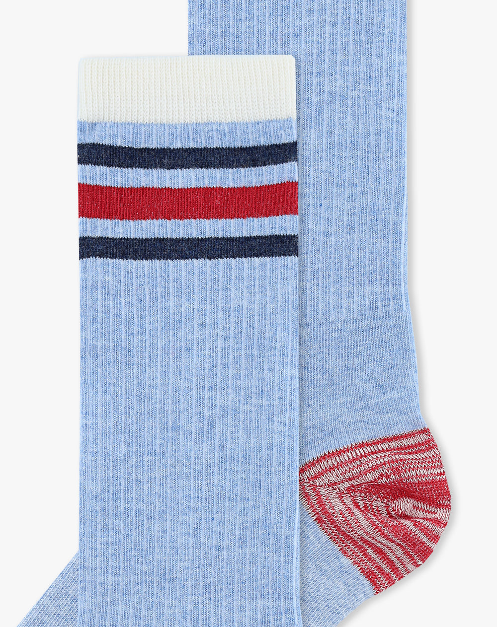 Medias cortas azules jaspe