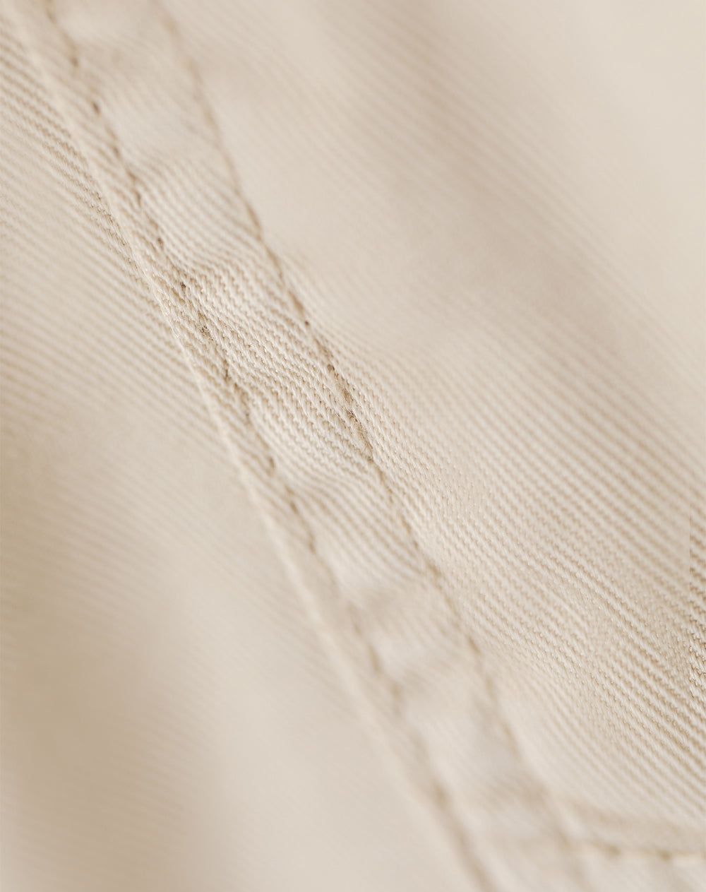 Pantalón cargo tiro medio algodón taupe para mujer