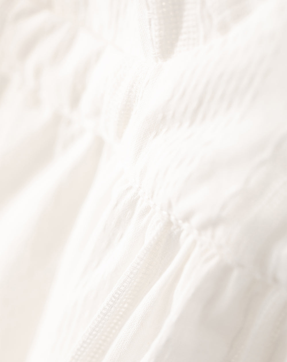 Vestido corto crudo