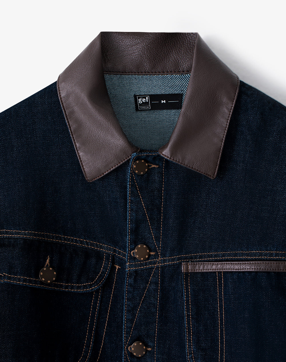 Chaqueta regular fit índigo oscuro