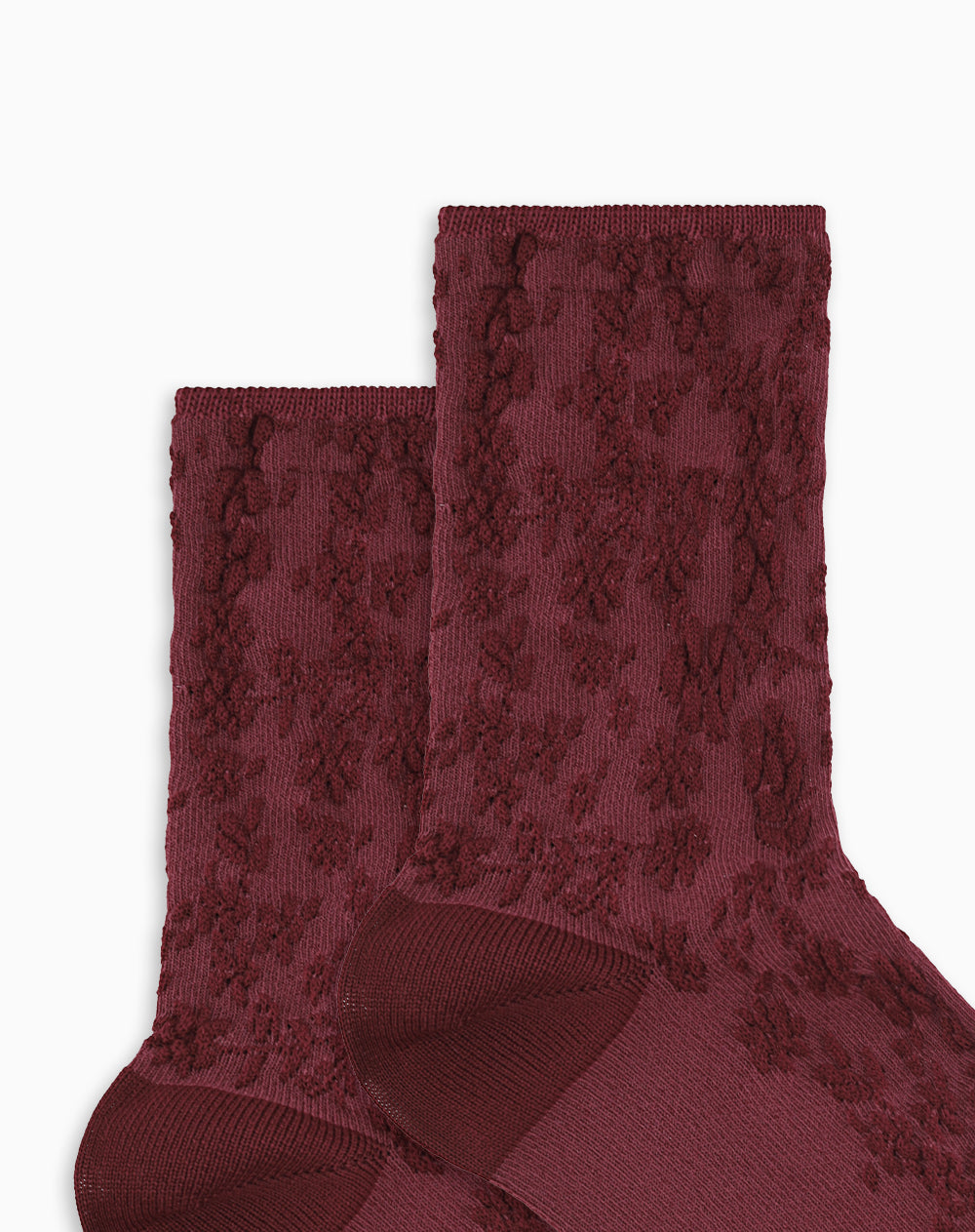 Medias cortas rojas mujer