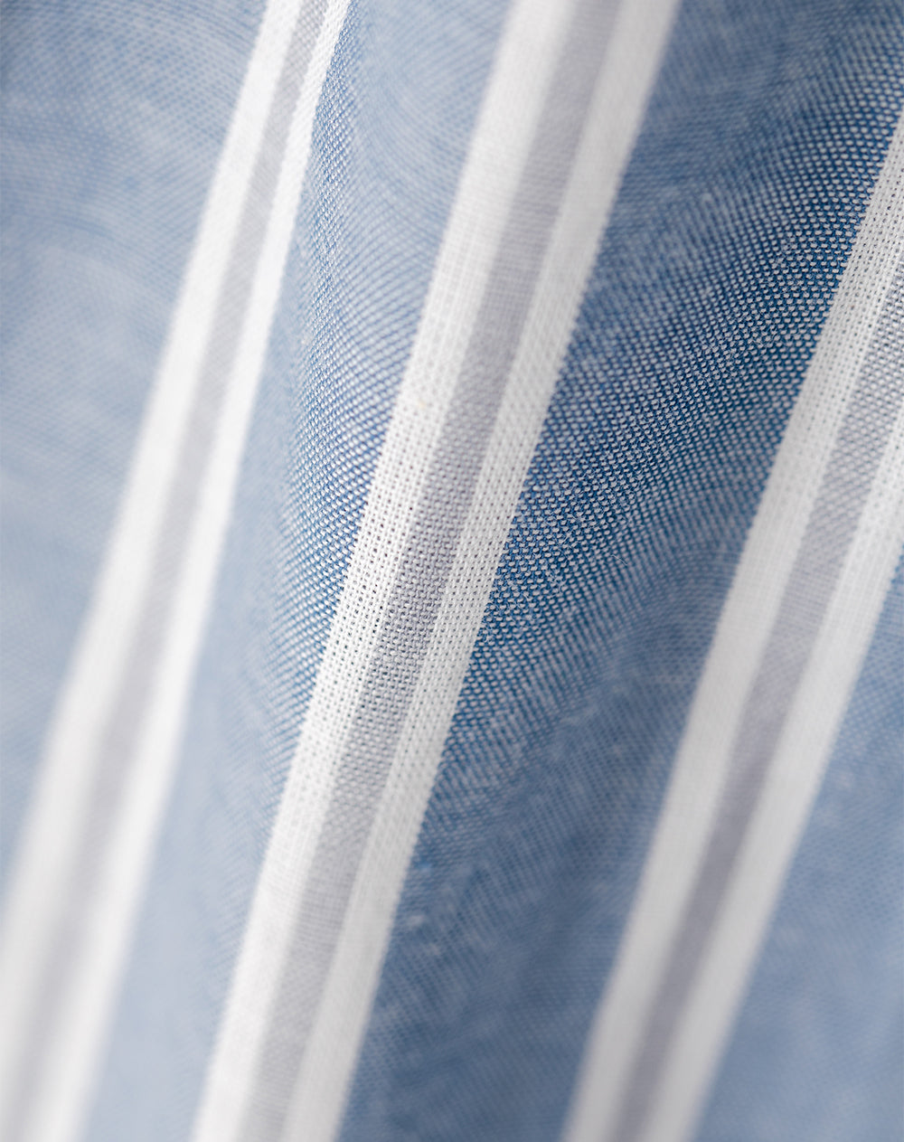 Pantalón regular fit tiro medio azul rayas