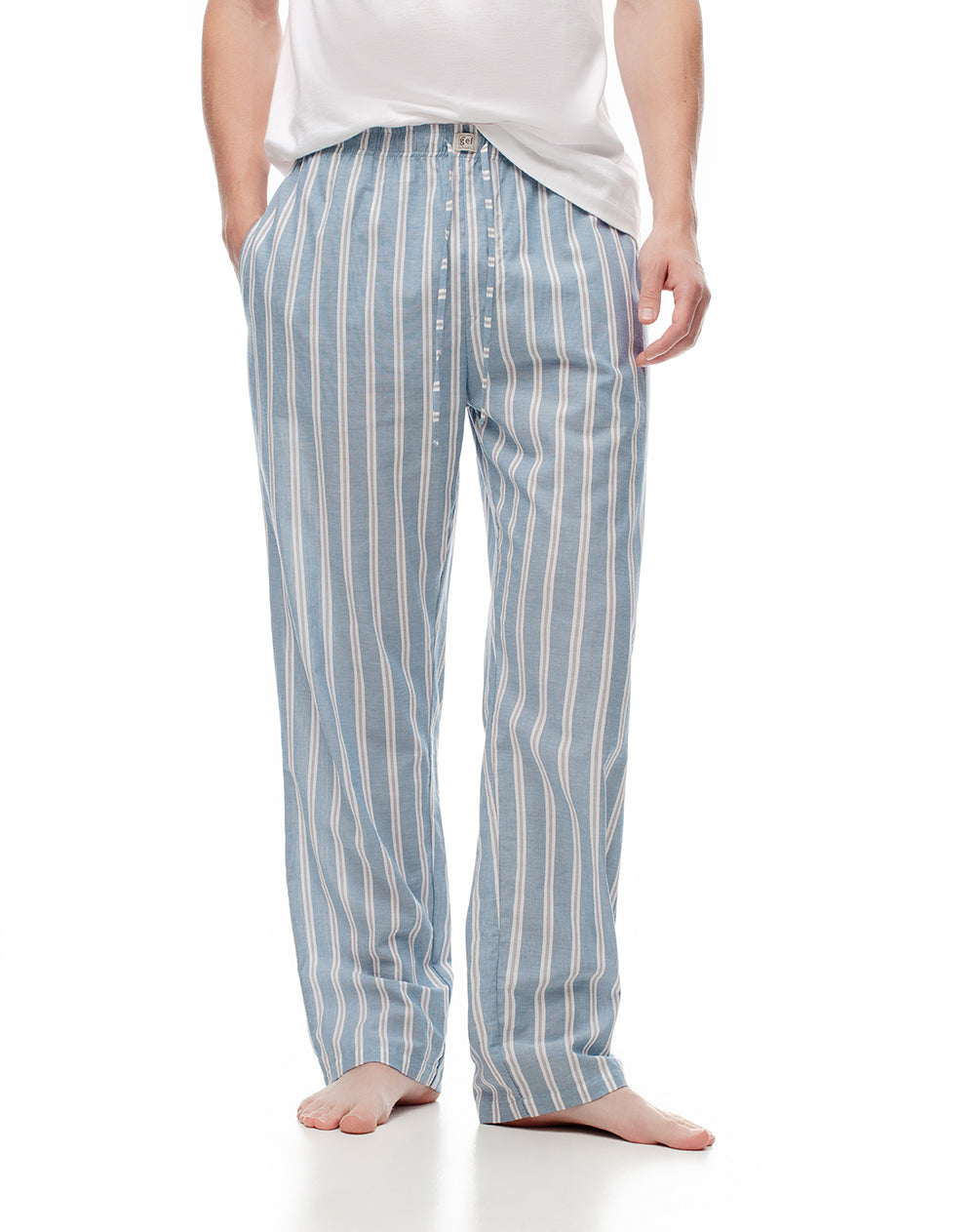 Pantalón de pijama algodón rayas hombre