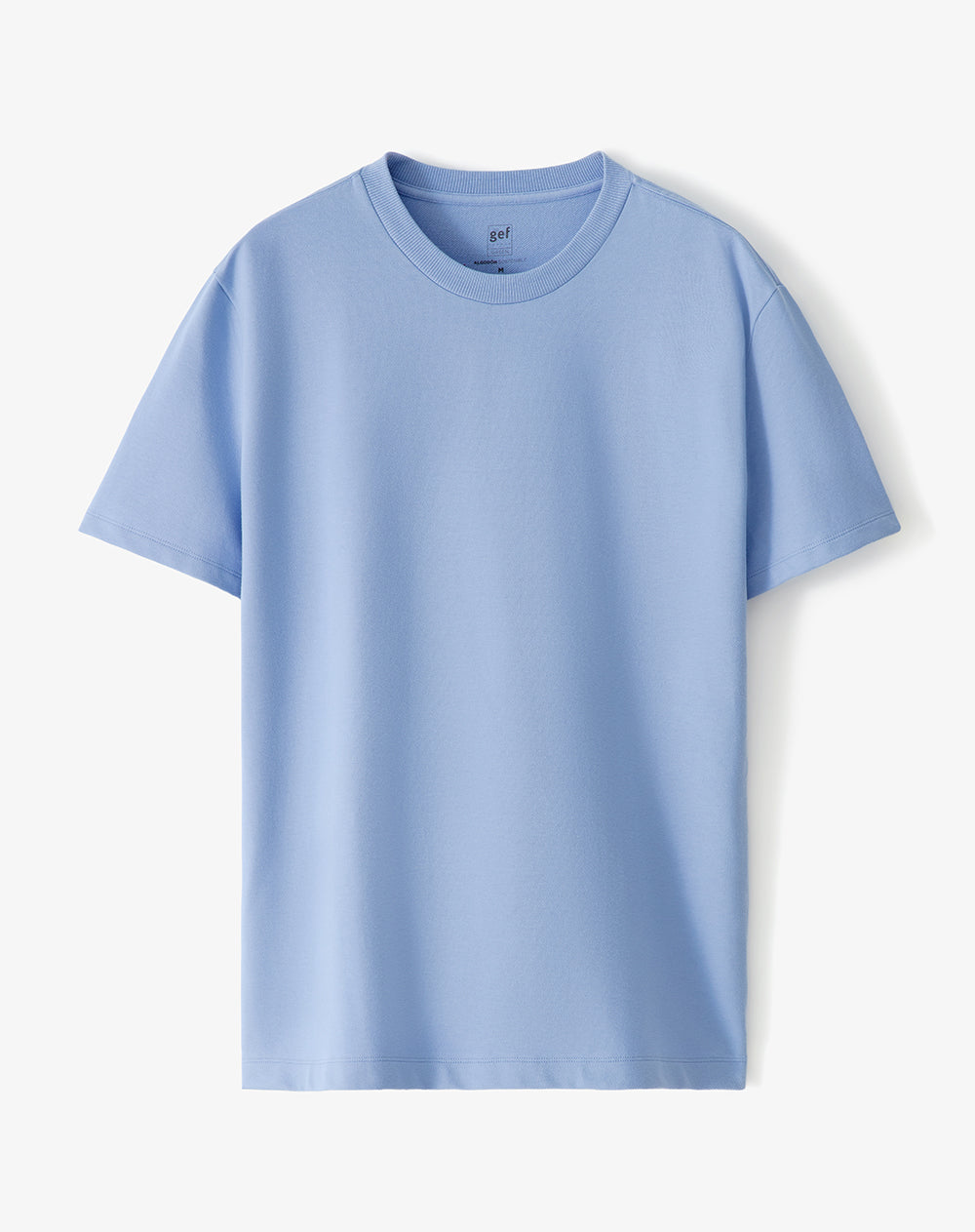 Camiseta oversize algodón azul hombre