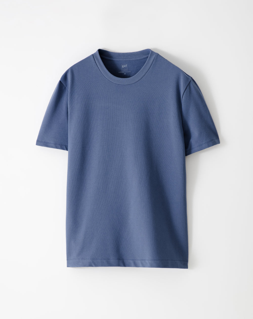 Camiseta oversized fit manga corta azul