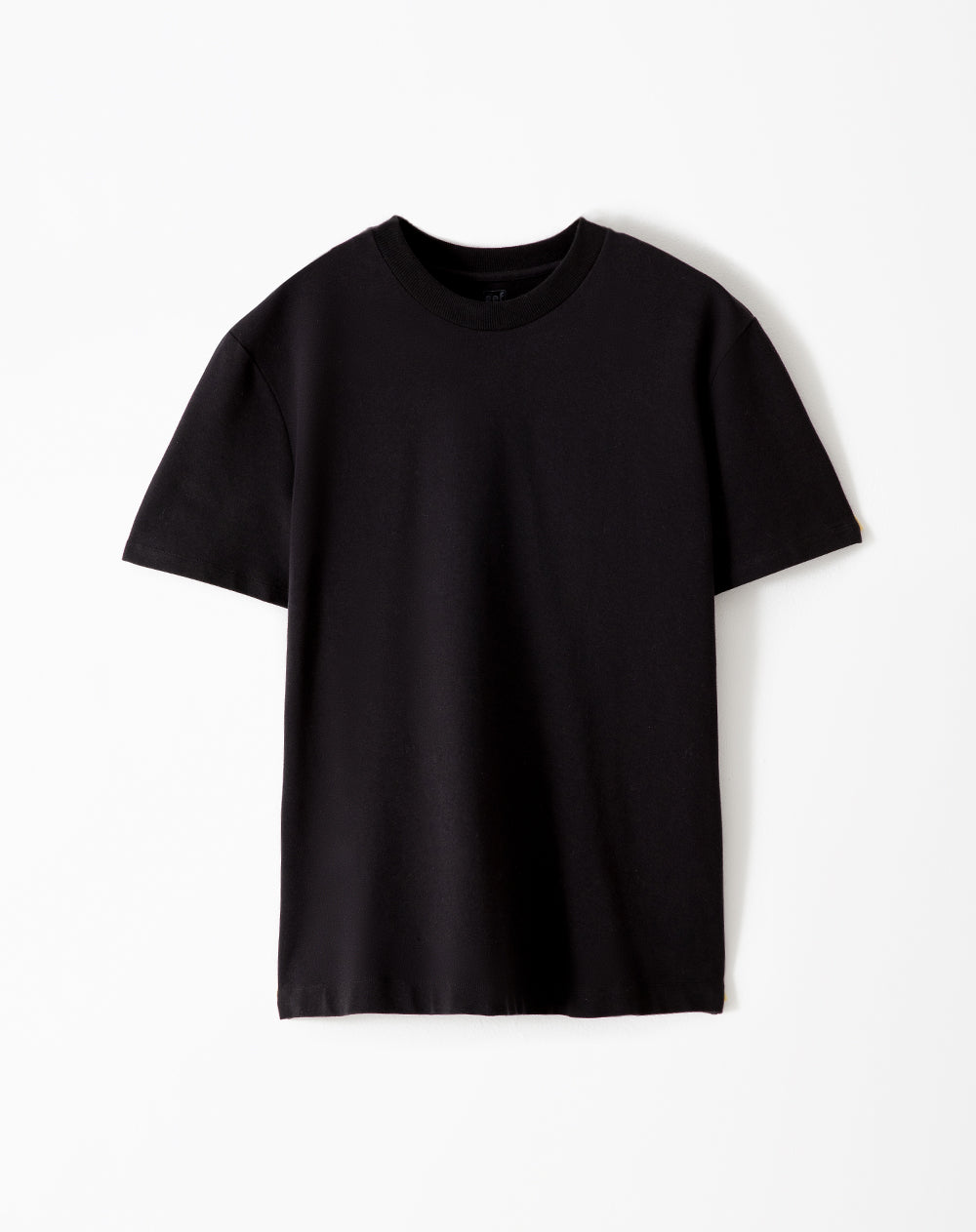 Camiseta oversized fit manga corta negra