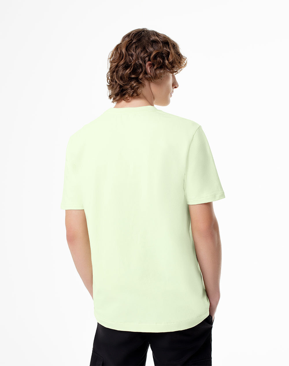Camiseta oversized fit manga corta verde