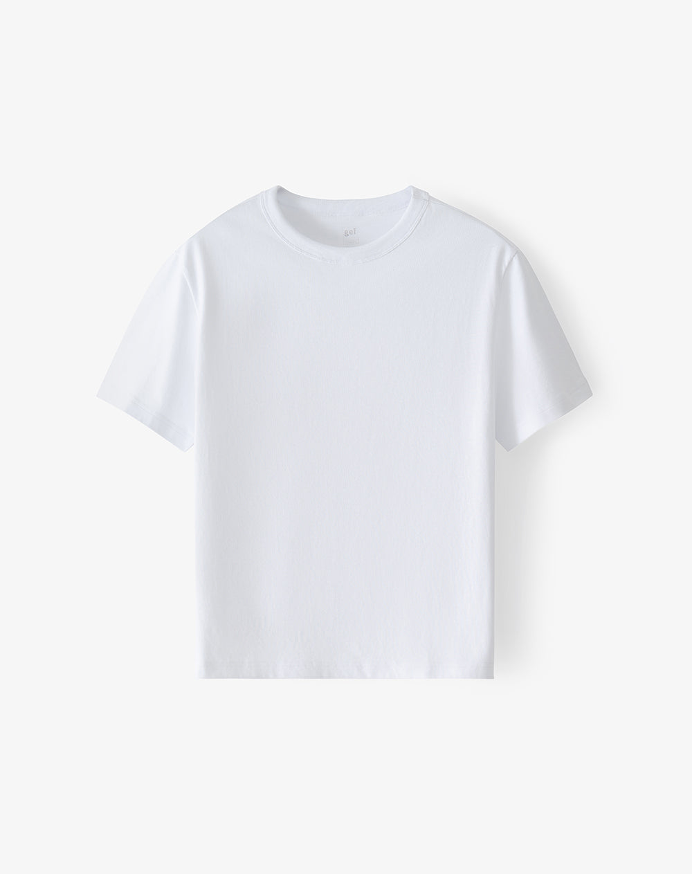 Camiseta manga corta oversize algodón blanco hombre