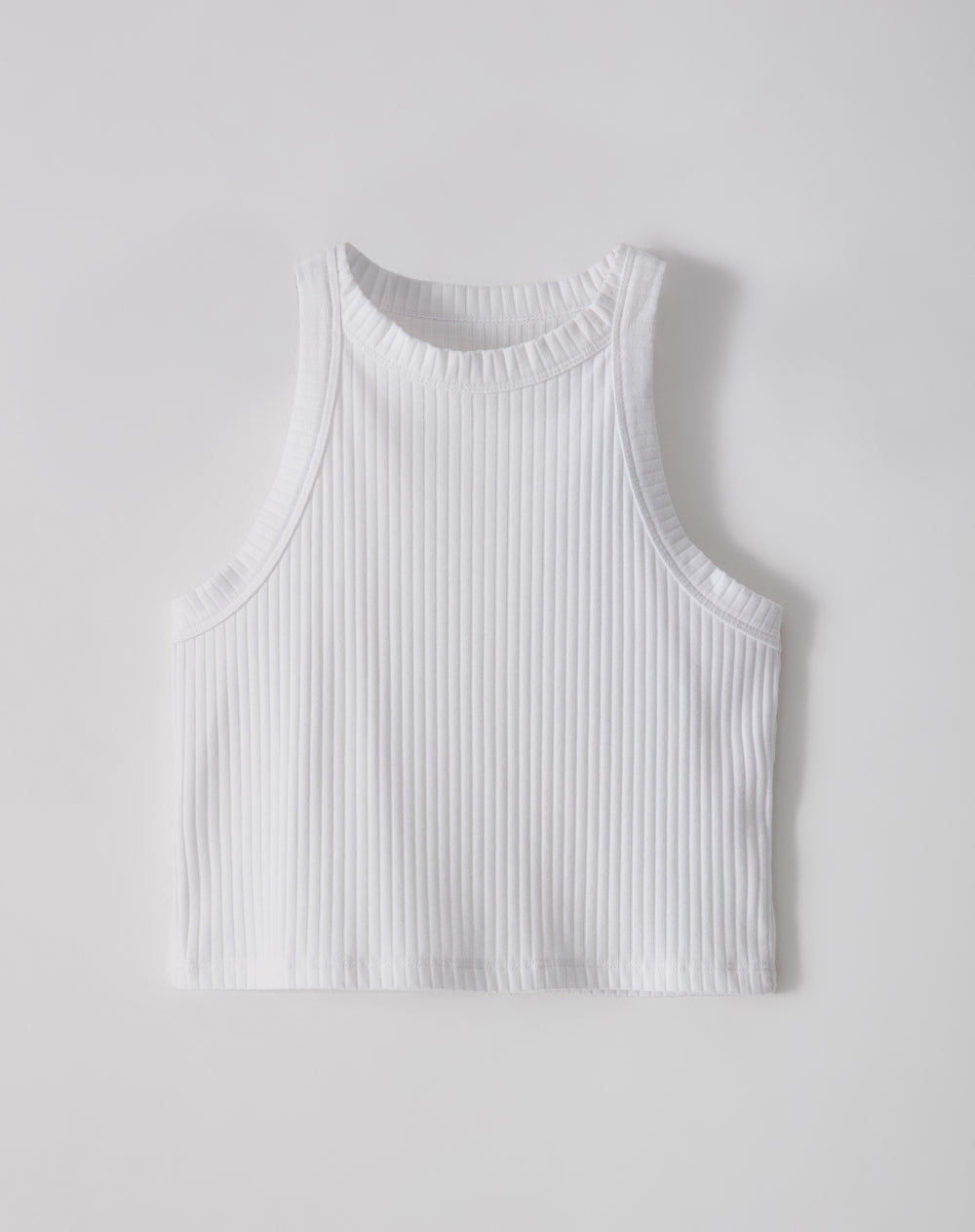 Camiseta cropped fit blanca