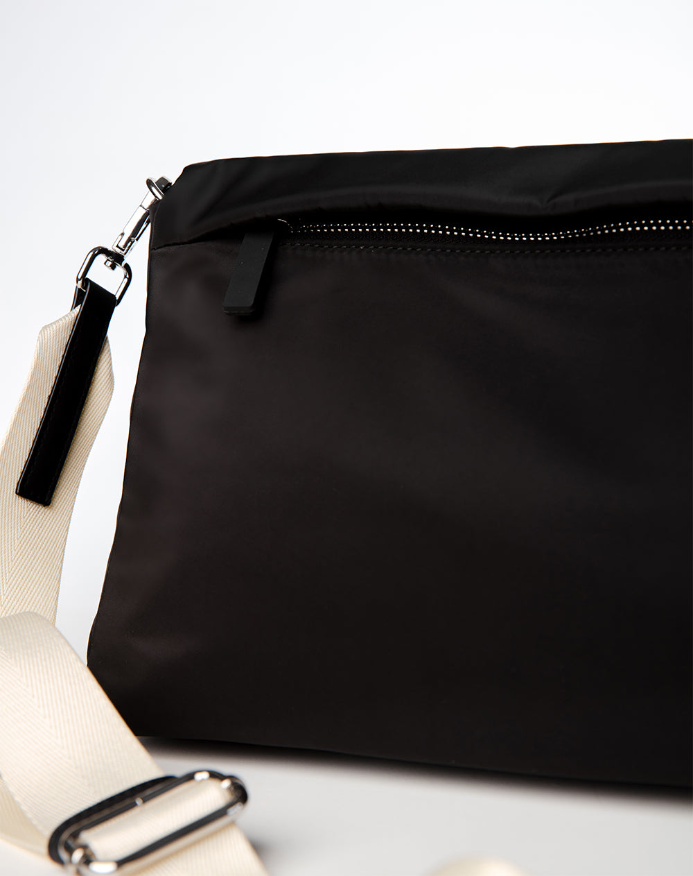 Bolso tipo bandolera negro mujer
