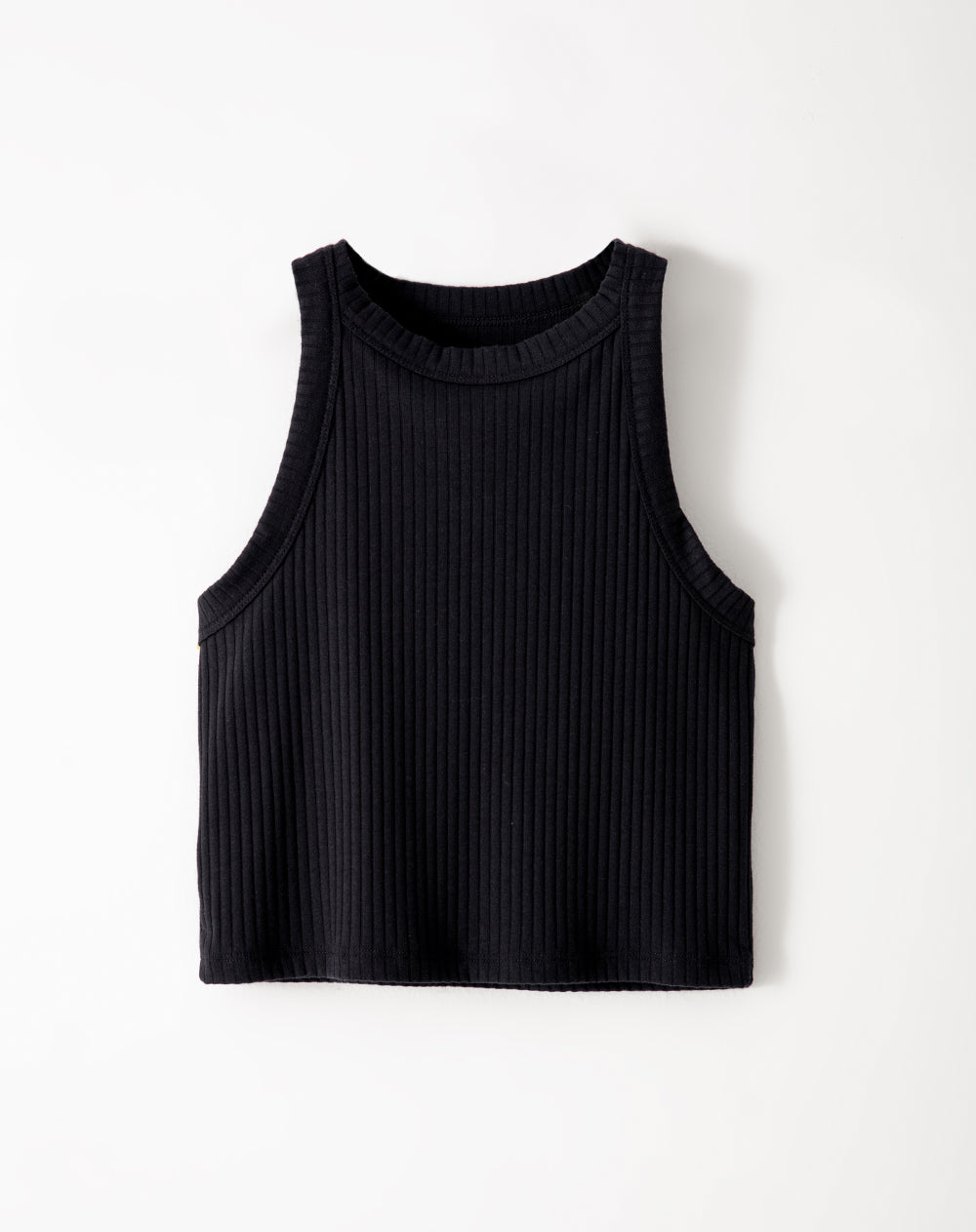 Camiseta cropped fit negra