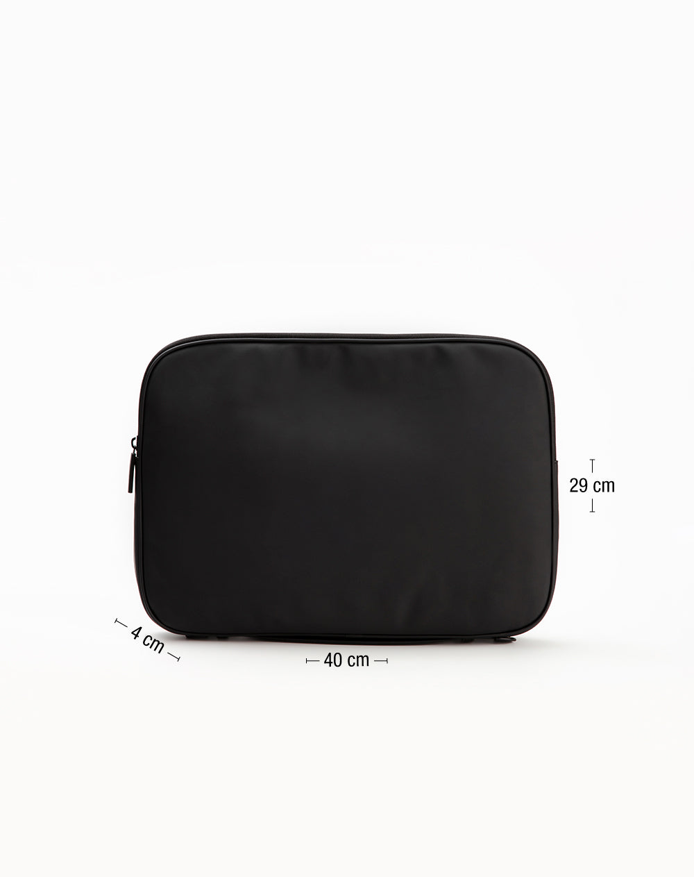 Funda porta documentos negra hombre