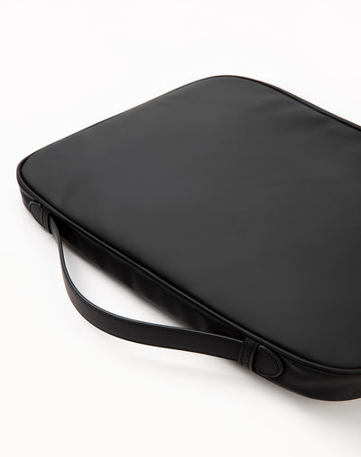 Funda porta documentos negra hombre