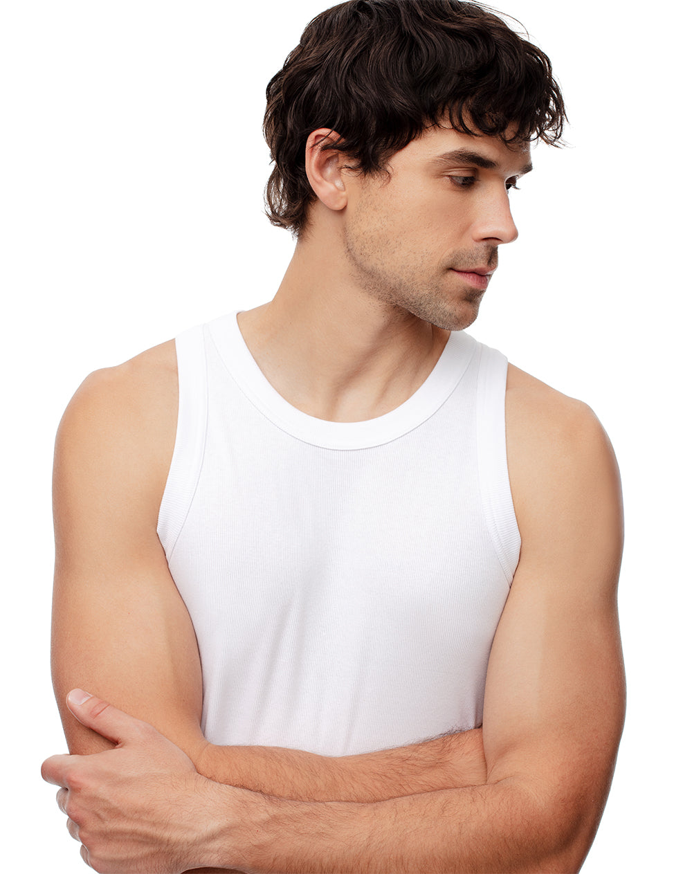 Camiseta fitted fit blanca