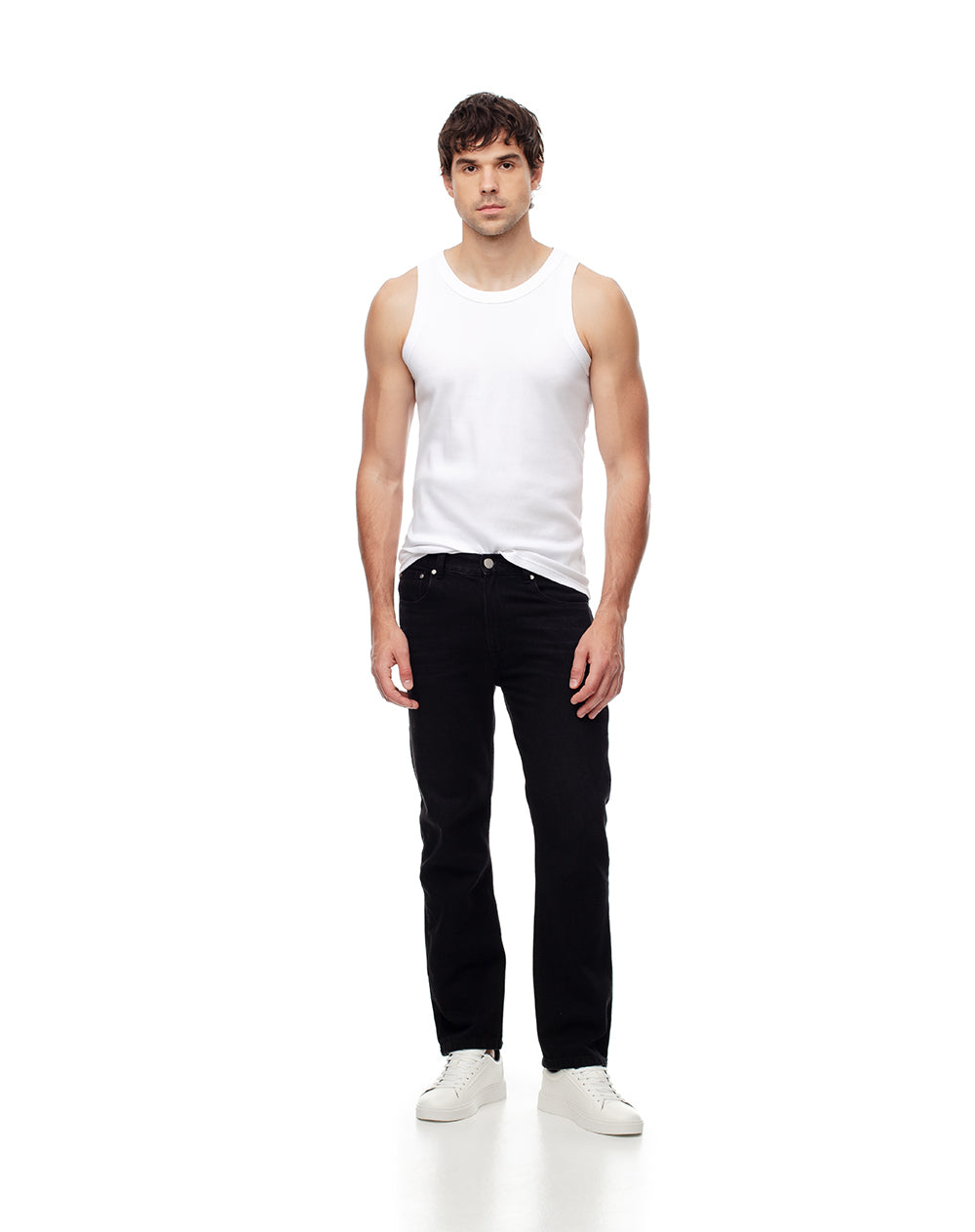 Camiseta fitted fit blanca
