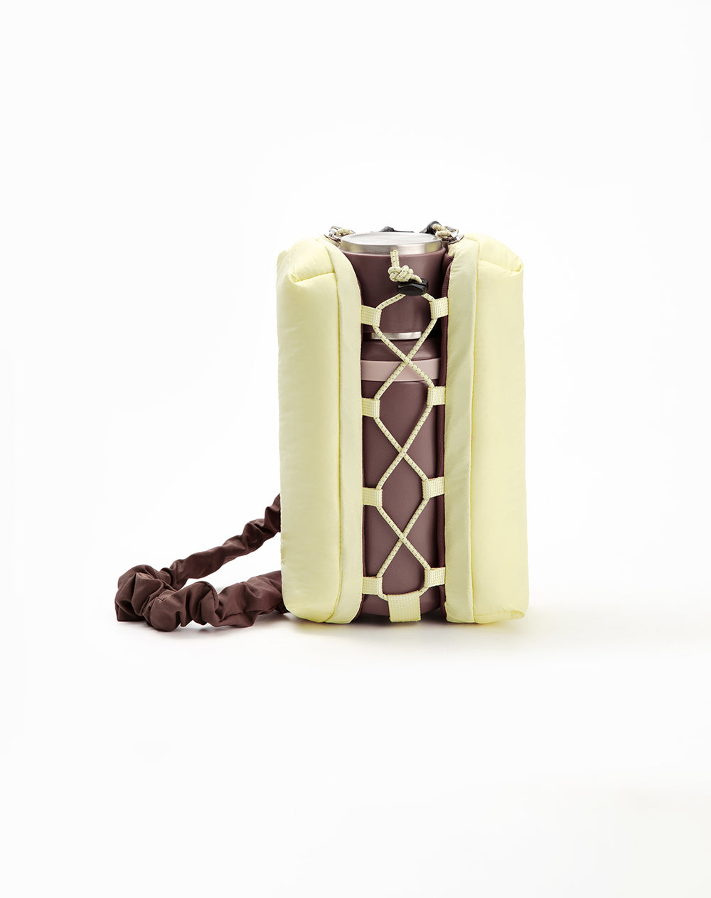 Porta termo tipo bandolera amarillo