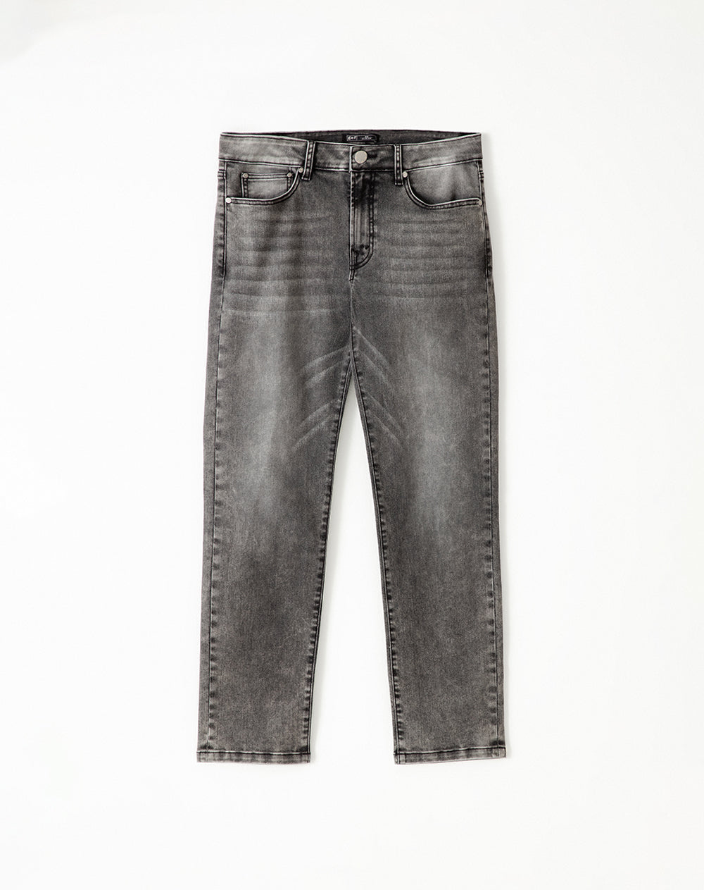 Jean straight 98% algodón gris hombre