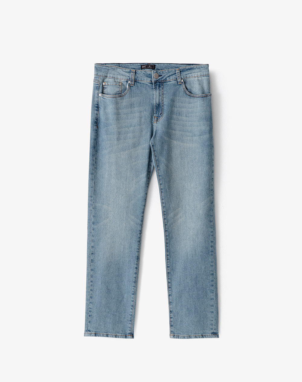 Jean slim fit tiro medio indigo