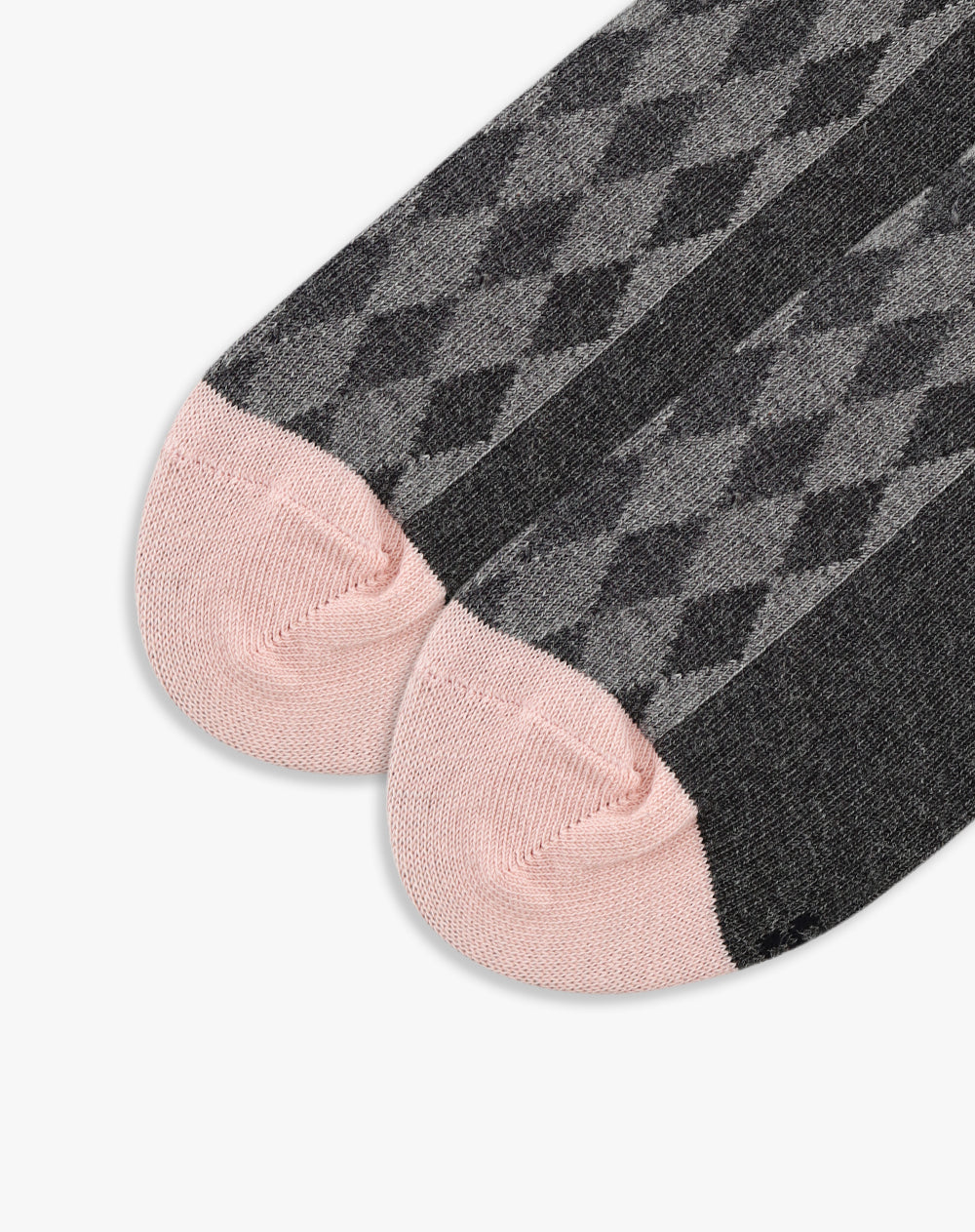 Medias cortas gris jaspe oscuro mujer