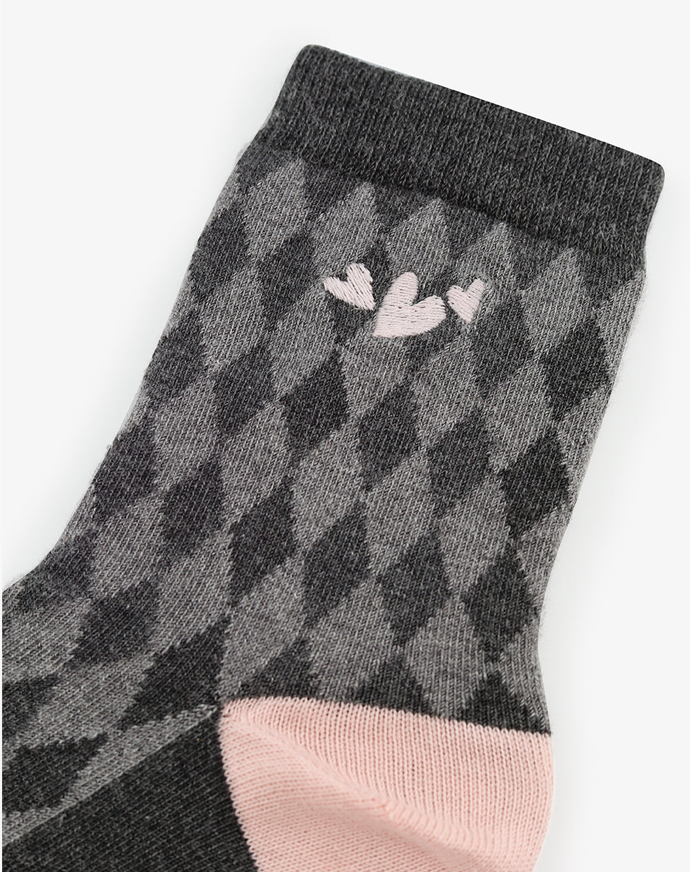 Medias cortas gris jaspe oscuro mujer