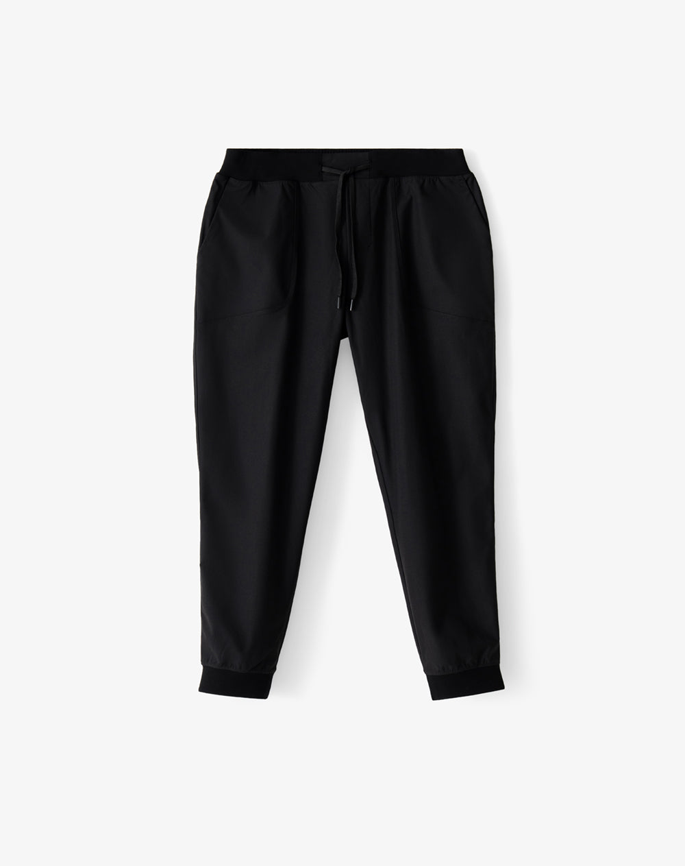 Jogger relaxed tiro medio negro hombre