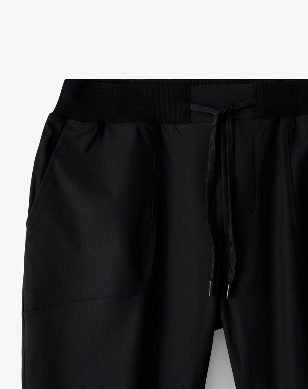 Jogger relaxed tiro medio negro hombre