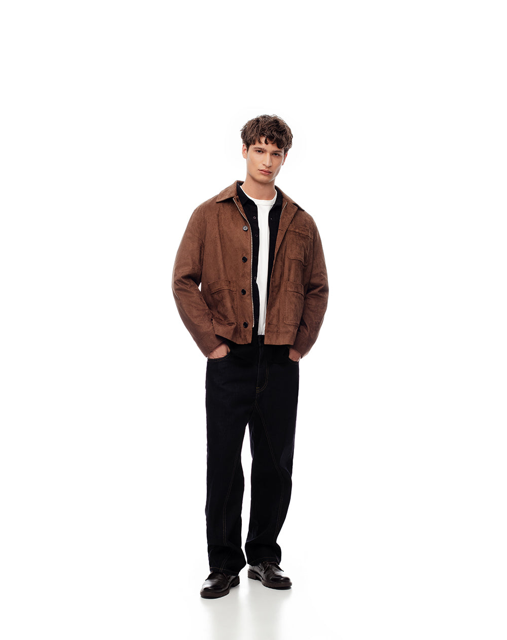 Jean regular fit indigo oscuro
