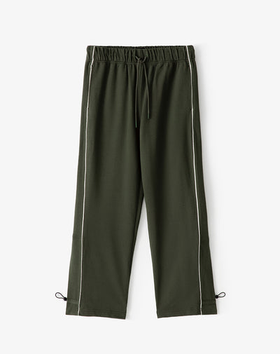 Pantalón deportivo algodón verde hombre
