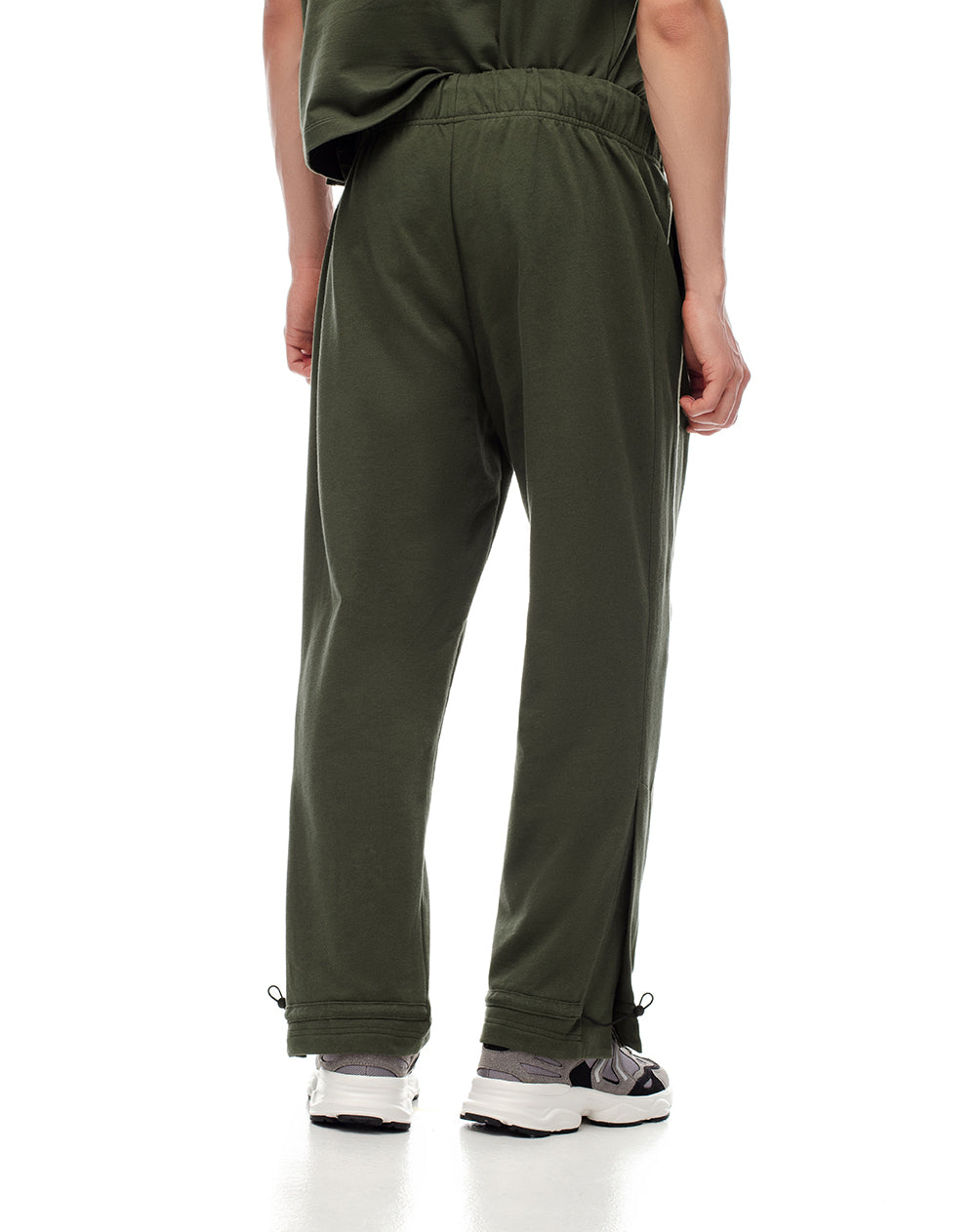 Pantalón deportivo algodón verde hombre