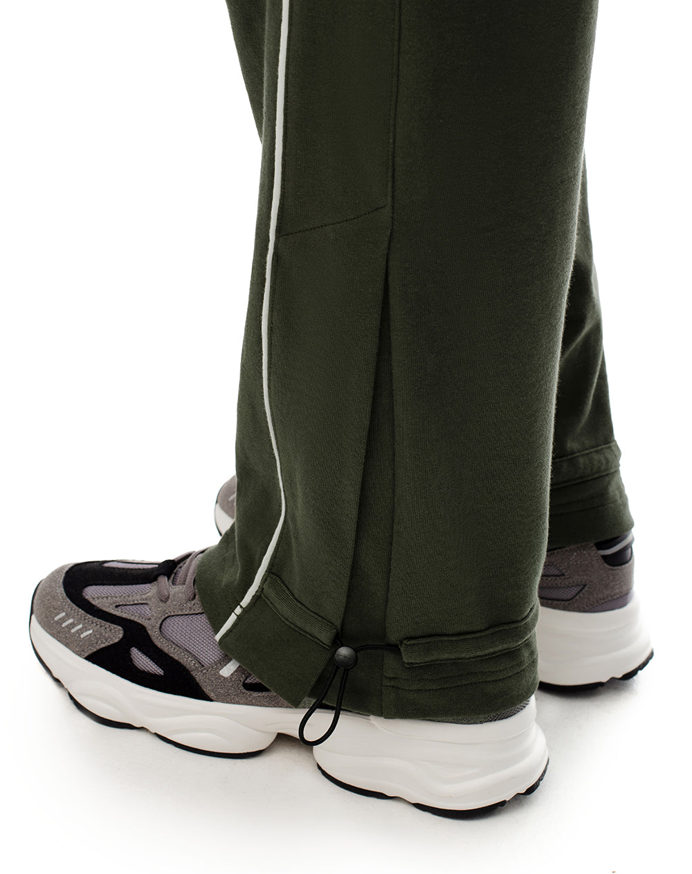 Pantalón deportivo algodón verde hombre