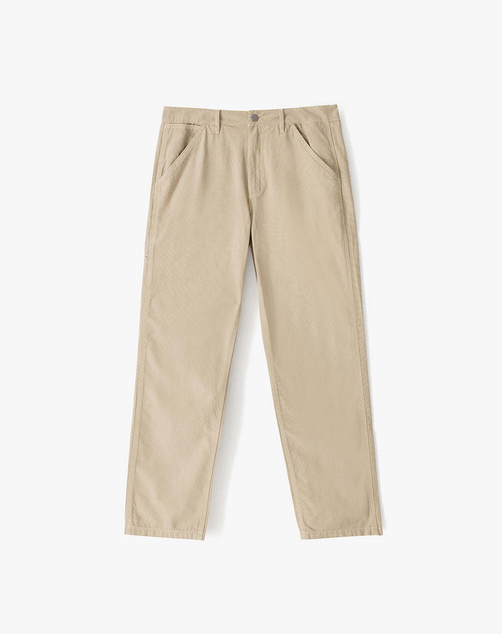 Jean regular fit tiro medio cafe