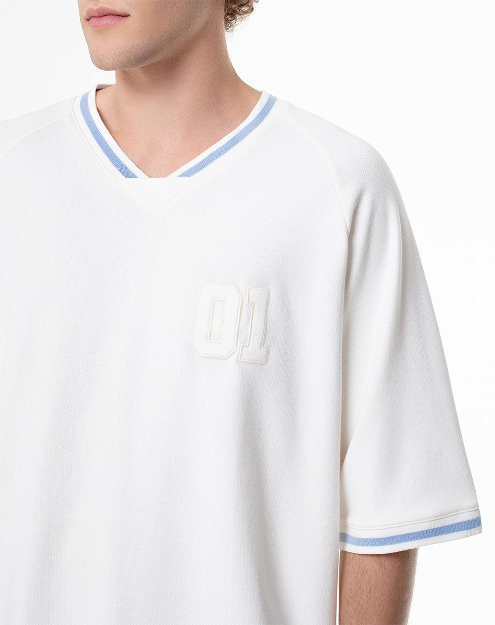 Camiseta regular fit manga corta habana