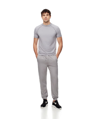 Jogger secado rápido gris para hombre