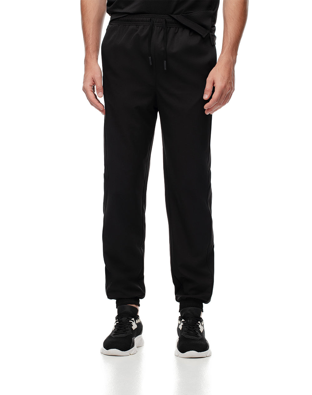 Jogger secado rápido negro para hombre