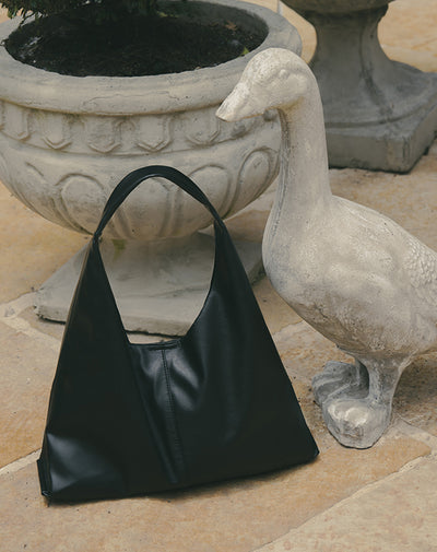 Bolso tipo hobo negro mujer