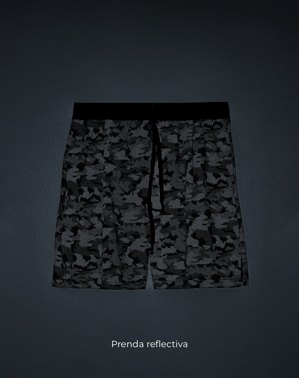Pantaloneta deportiva malla interna café hombre