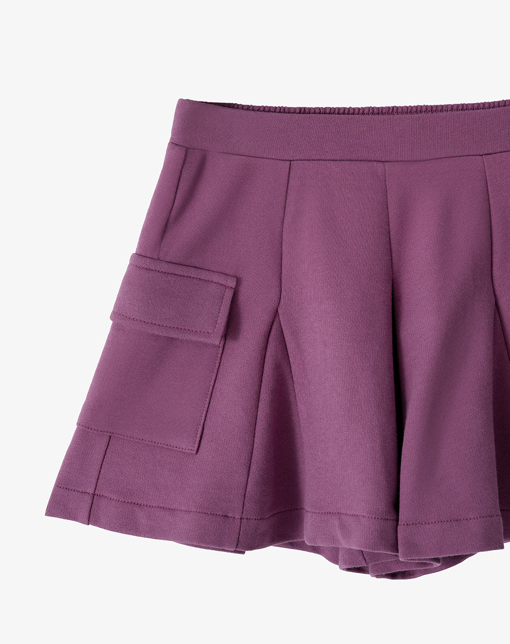 Short pantaloneta morado niña